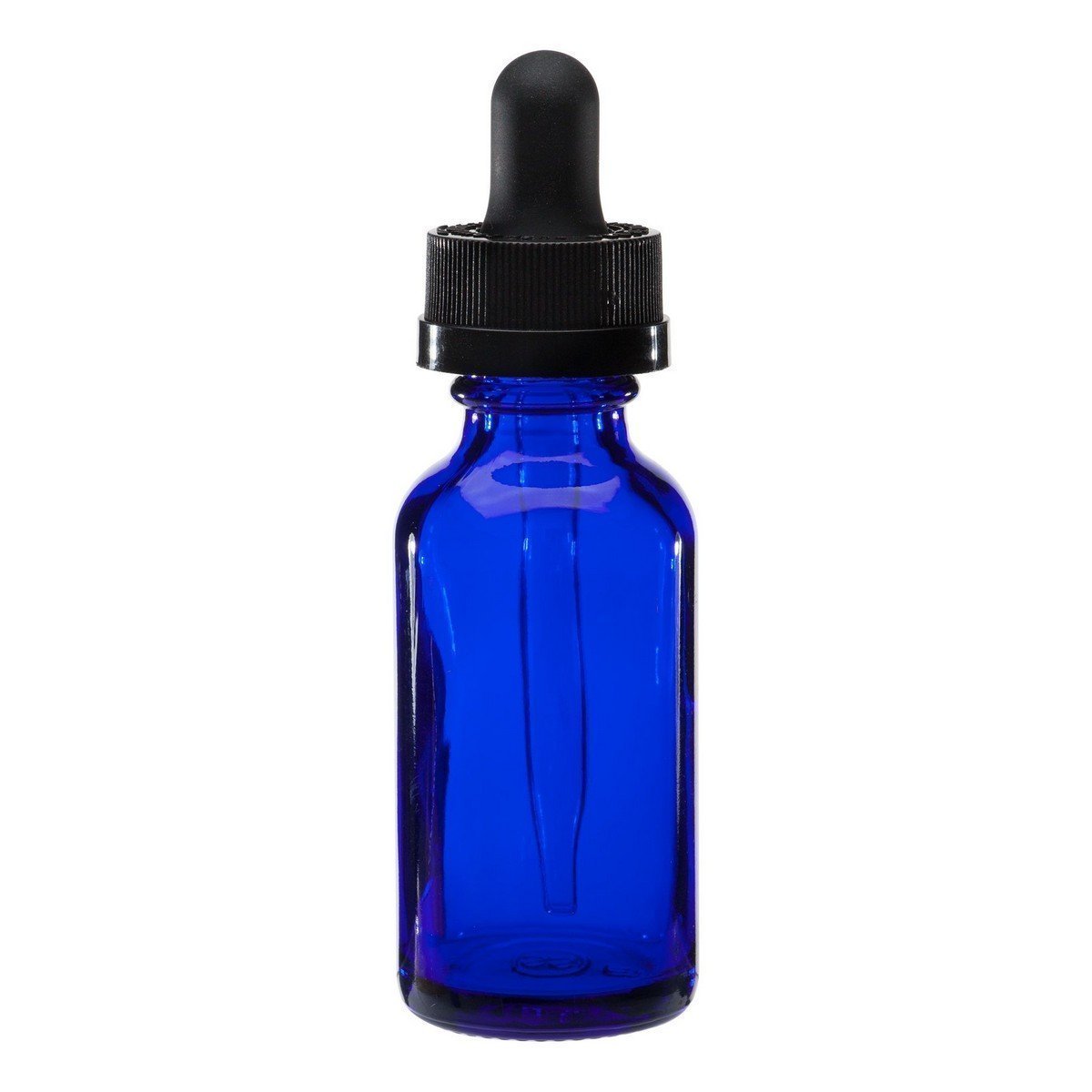 1 oz Tincture Bottle with Child Resistant Dropper Cap Blue