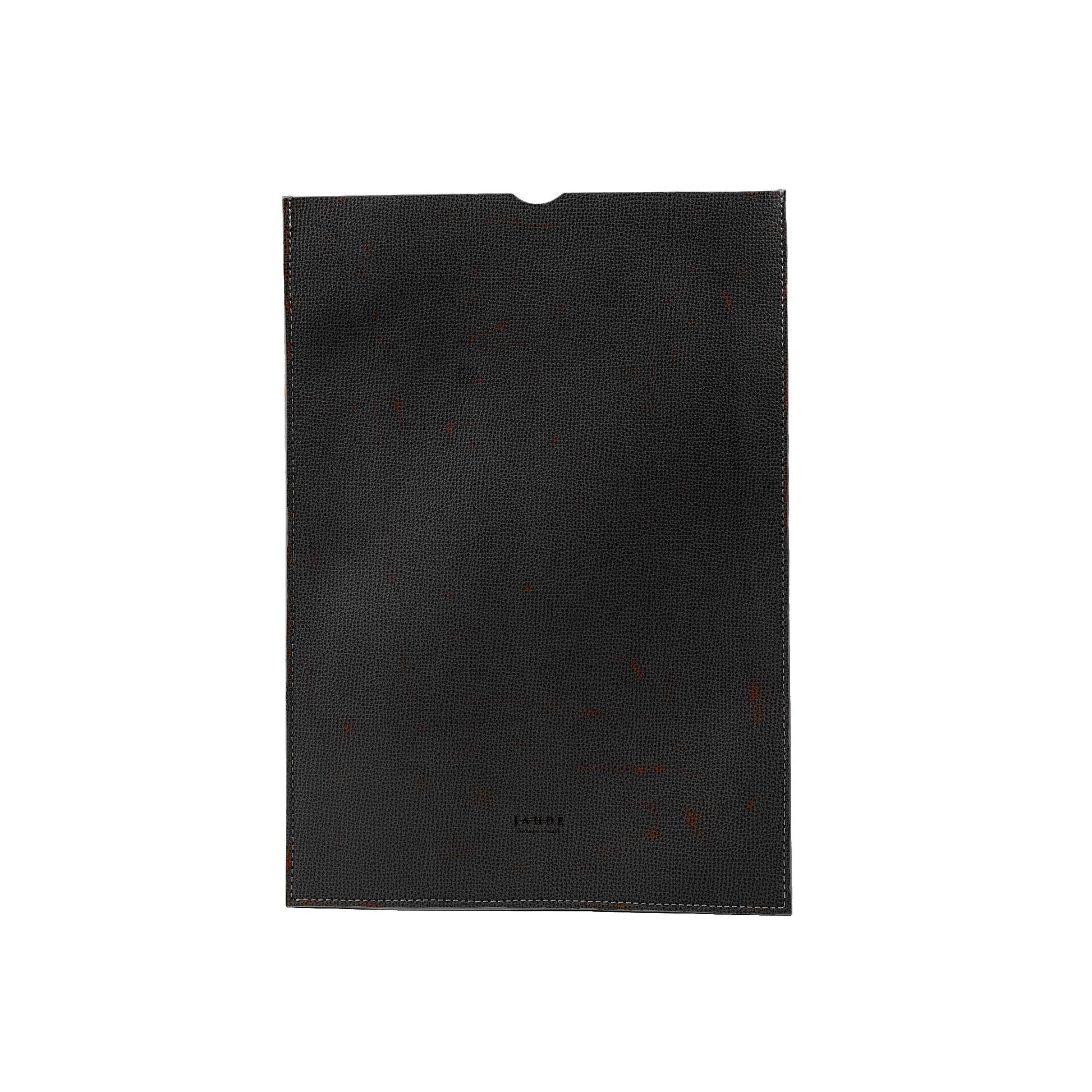 Leather iPad Sleeve Black