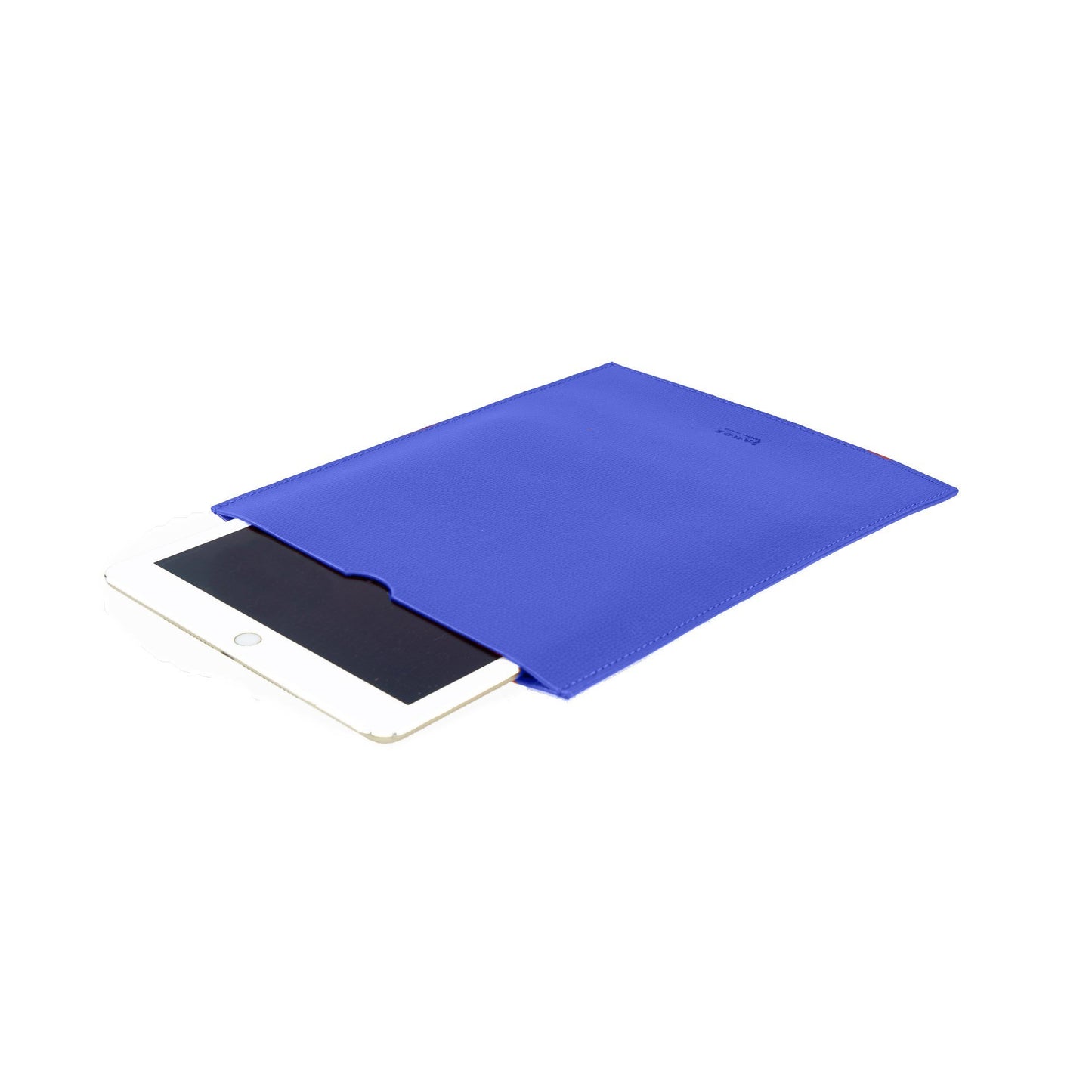 Leather iPad Sleeve Cobalt Blue