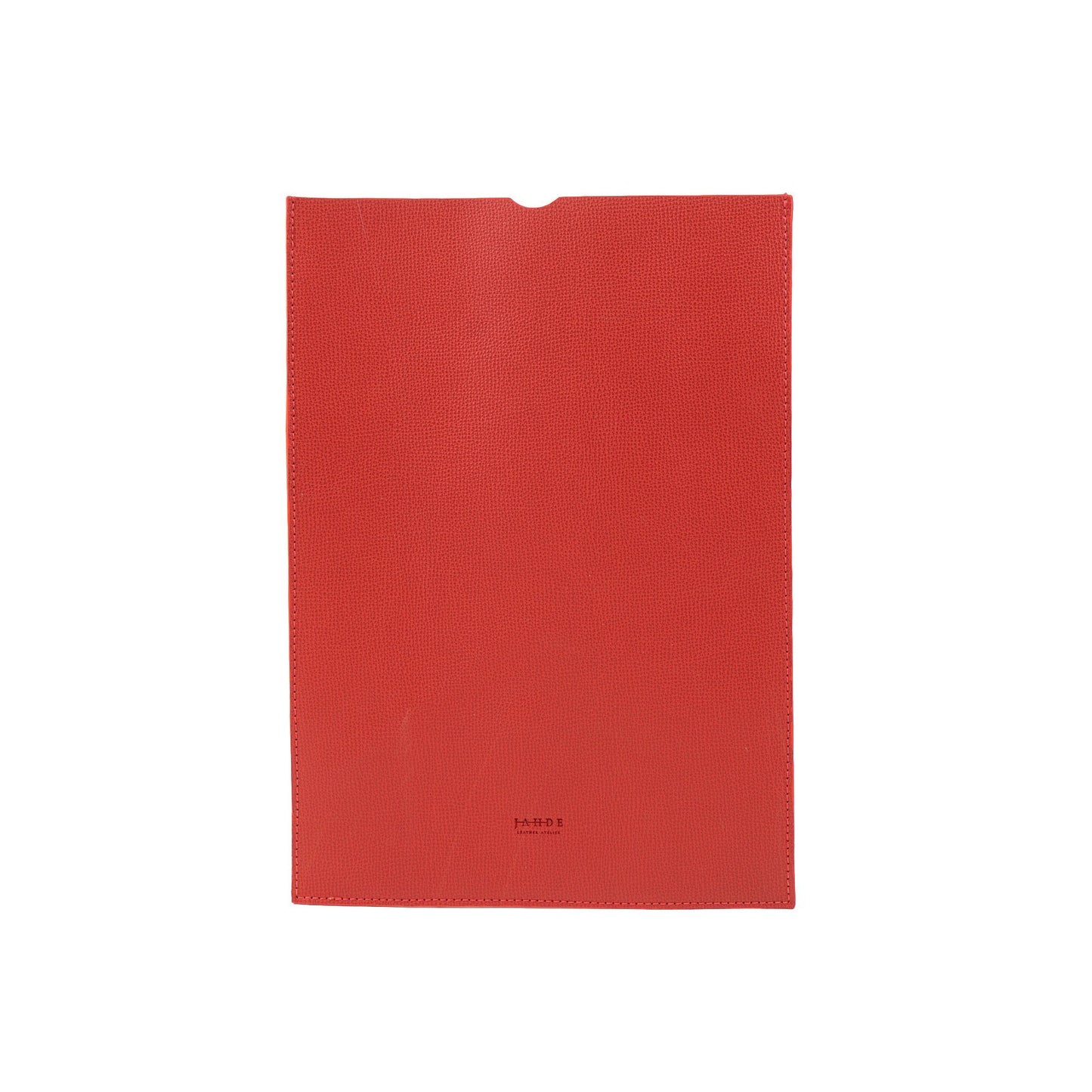 Leather iPad Sleeve Red