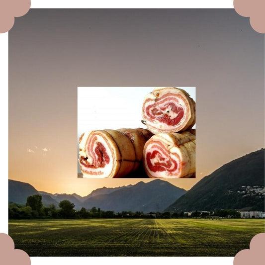 Pancetta arrotolata di suino rosa (60gr)