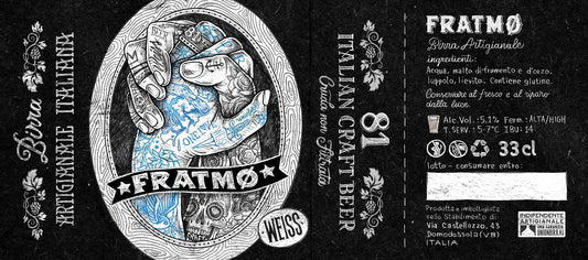 Birra Artigianale Weiss da 33cl - "Fratmo"