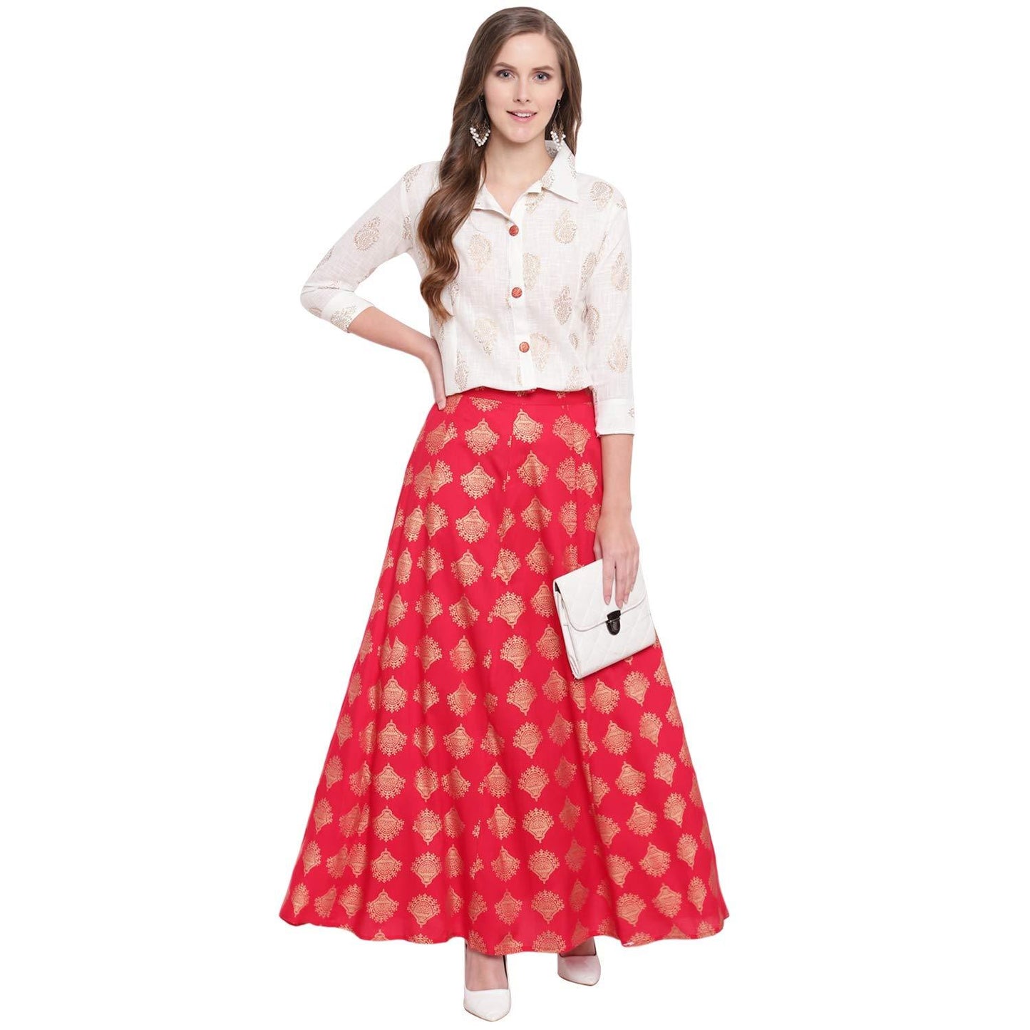 Women Short Shirt & Skirt Set Normal Product