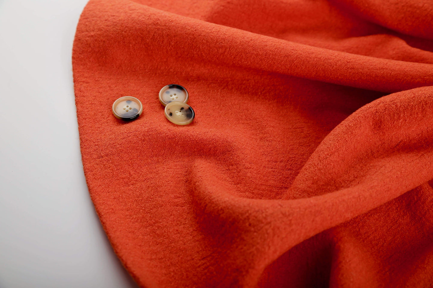 DIY Kit Mantel Tiffany - Wolle Viskose orange