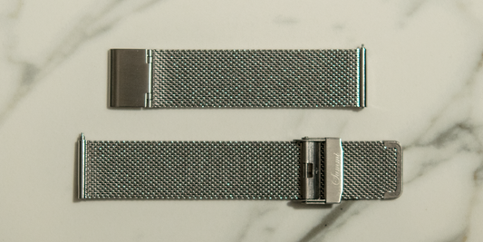 Silver Stainless Steel Mesh Band