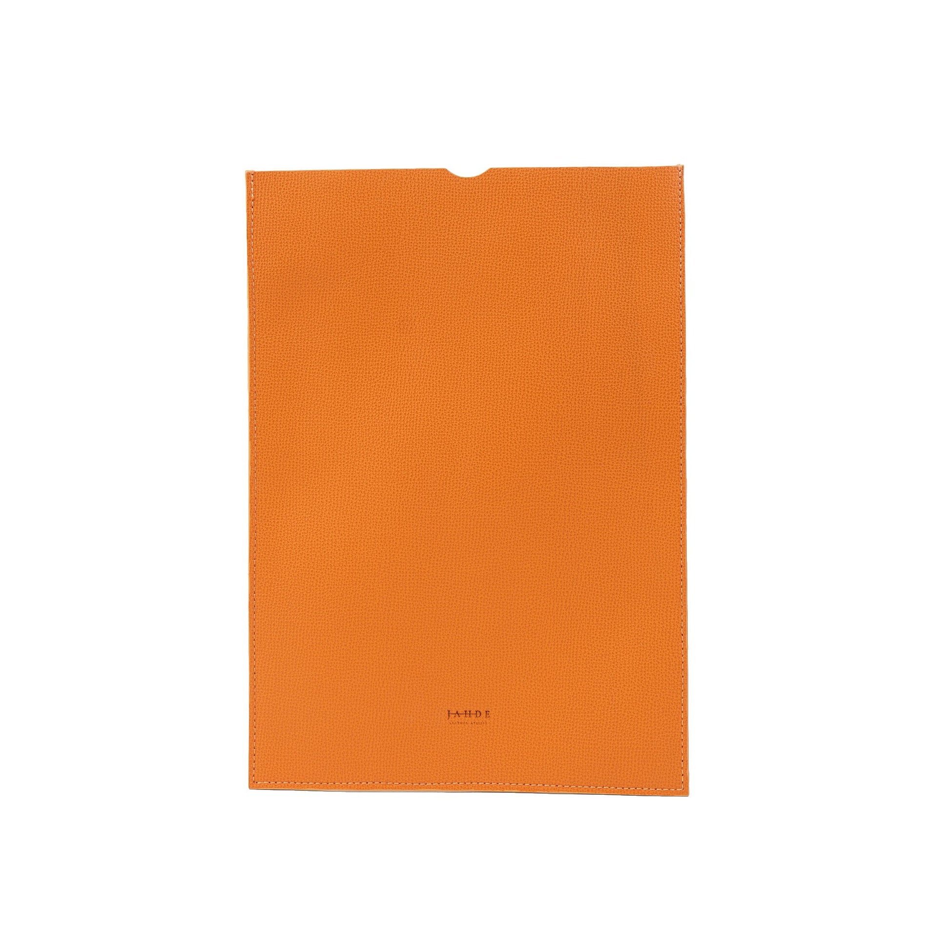 Leather iPad Sleeve Orange
