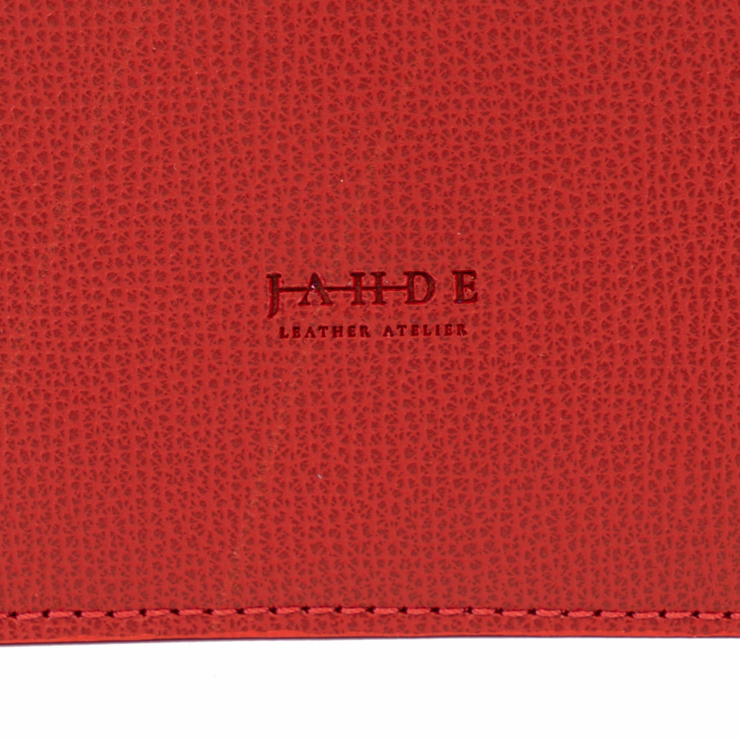 Leather iPad Sleeve Red