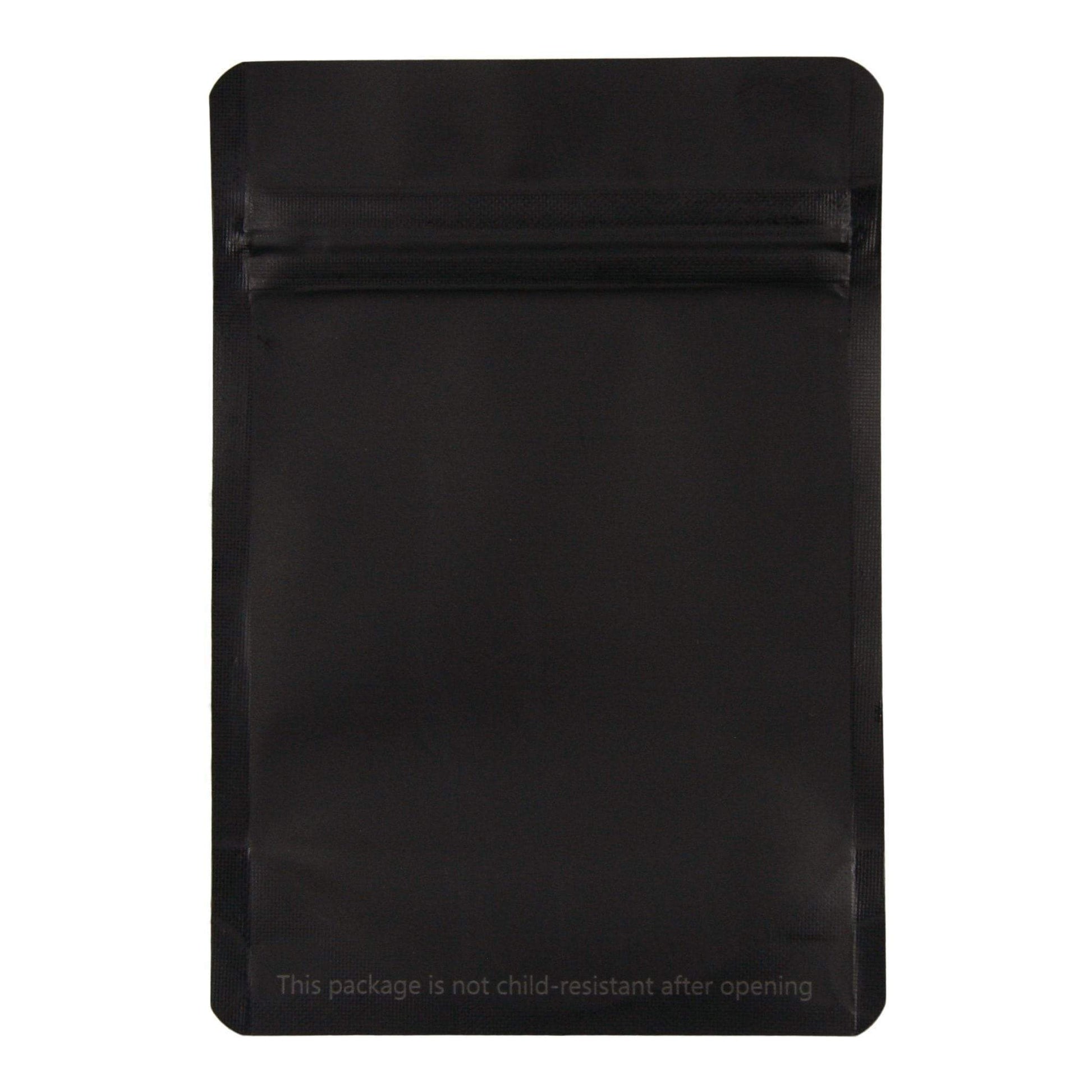 Bag King Clear Front Mylar Bag (1/8th oz) Matte Black