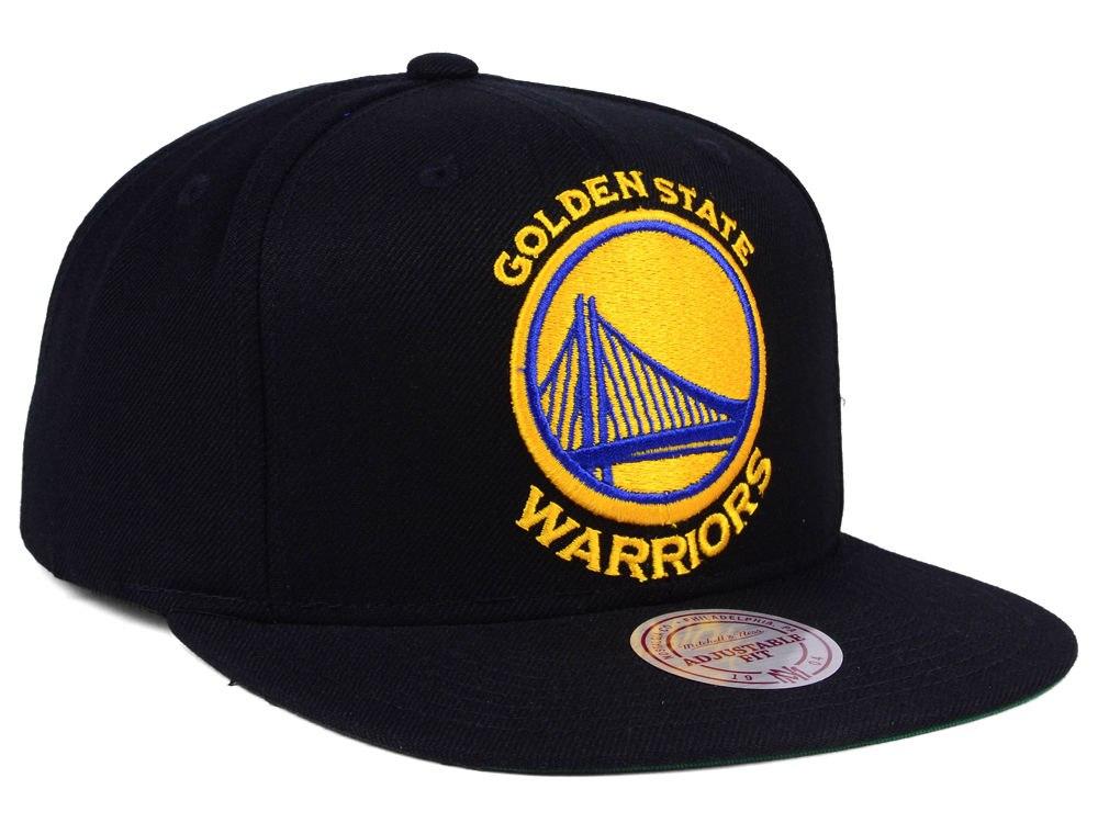 Golden State Warriors Mitchell & Ness NBA XL Logo Snapback Cap