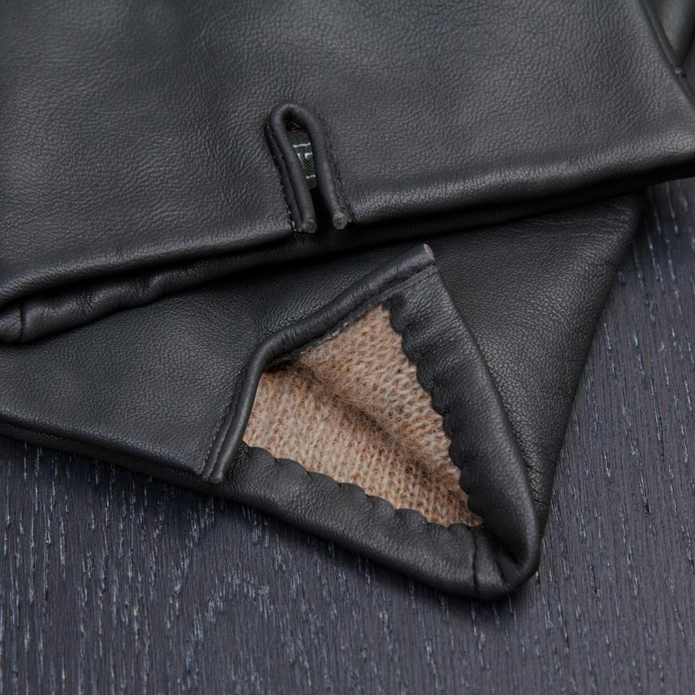 Men's Classic Leather Cashmere Lined Gloves