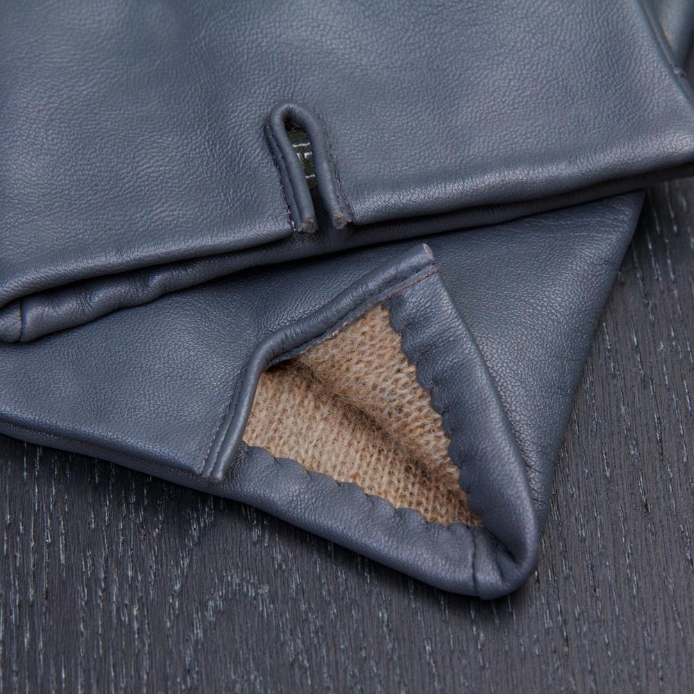 Men's Classic Leather Cashmere Lined Gloves