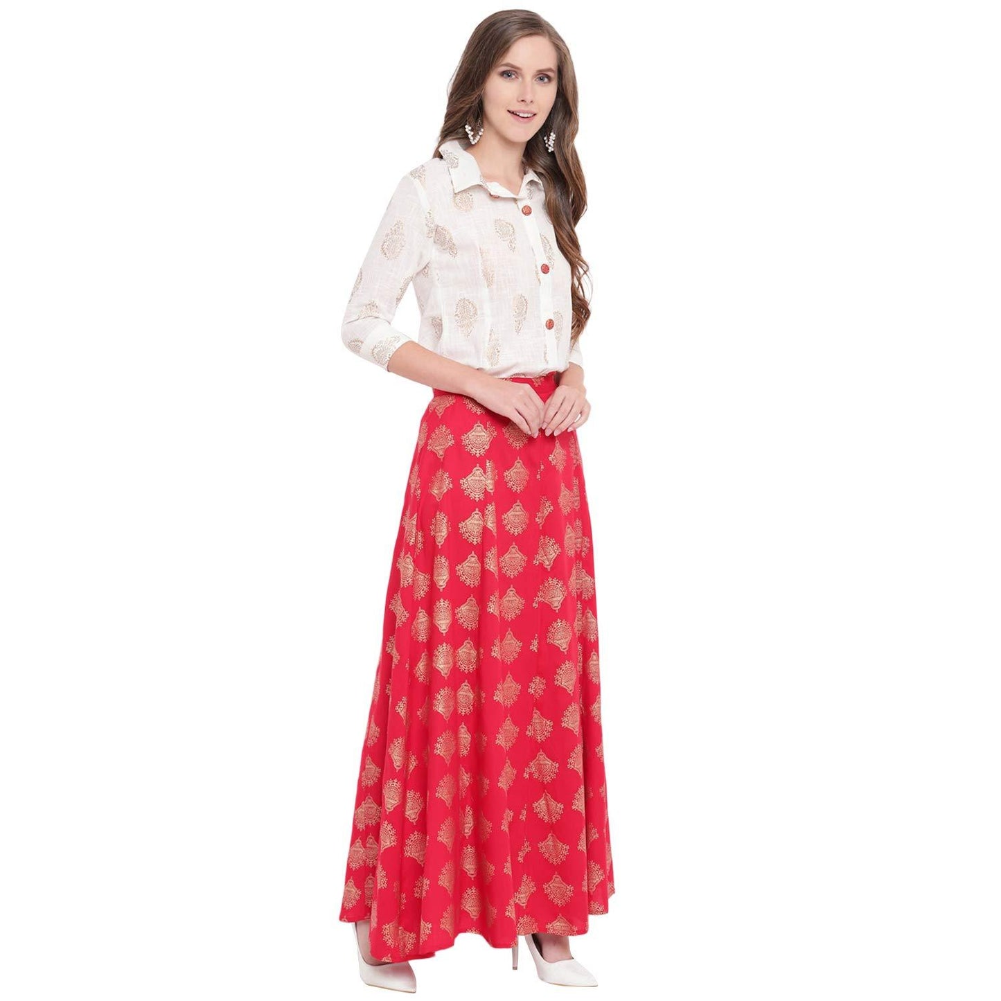 Women Short Shirt & Skirt Set Normal Product